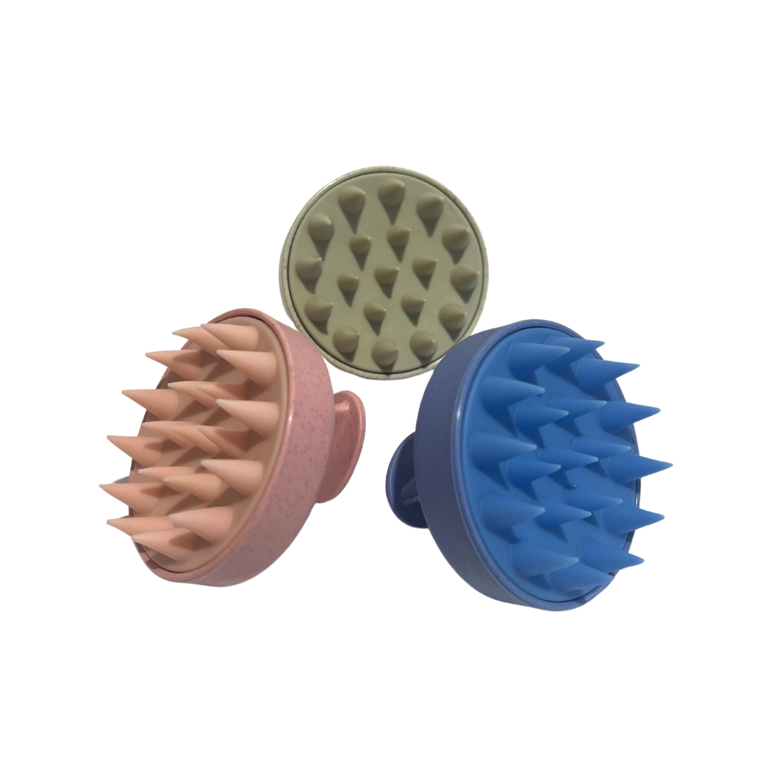Brosse massante cuir chevelu