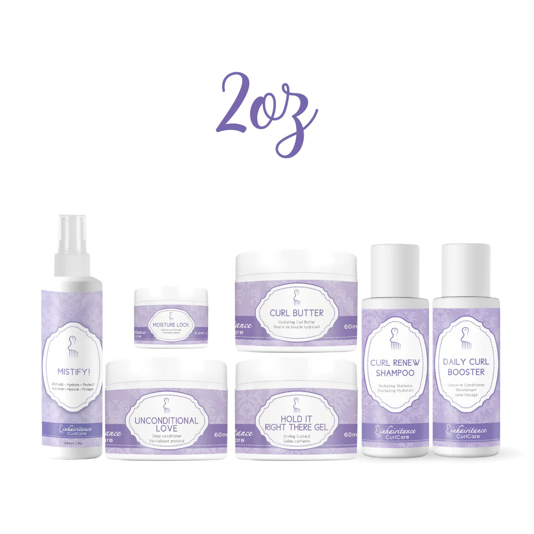 
Kit de démarrage / voyage Curl Care